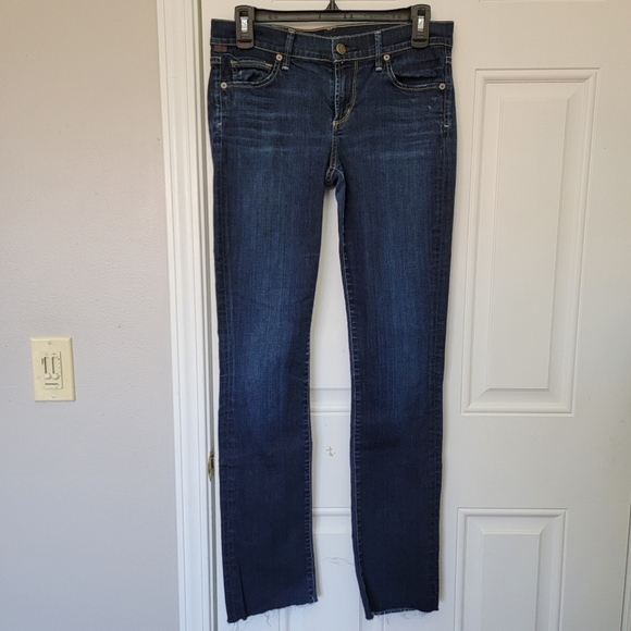 Citizens Of Humanity Jeans Women 27 Ava Low Waist Straight Leg Stretch Denim - Picture 2 of 16